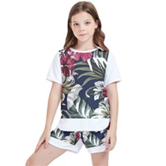 Hawaii T- Shirt Hawaii Florin Fashion T- Shirt Kids  T-shirt And Sports Shorts Set by EnriqueJohnson