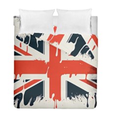 Union Jack England Uk United Kingdom London Duvet Cover Double Side (full/ Double Size) by uniart180623