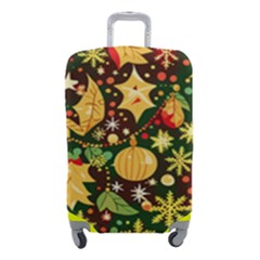 Christmas Pattern Luggage Cover (small) by Valentinaart