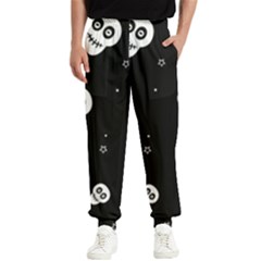 Skull Pattern Men s Elastic Waist Pants by Ket1n9