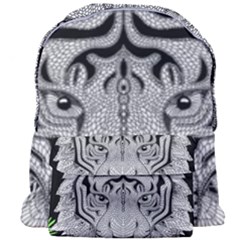 Tiger Head Giant Full Print Backpack by Ket1n9