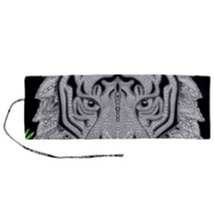 Tiger Head Roll Up Canvas Pencil Holder (m) by Ket1n9