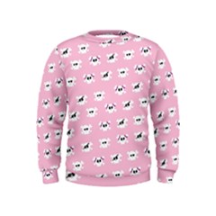 Girly Girlie Punk Skull Kids  Sweatshirt by Ket1n9