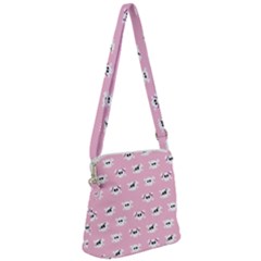 Girly Girlie Punk Skull Zipper Messenger Bag by Ket1n9