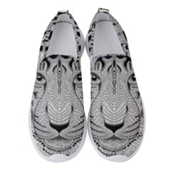 Tiger Head Women s Slip On Sneakers by Ket1n9