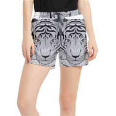 Tiger Head Women s Runner Shorts by Ket1n9