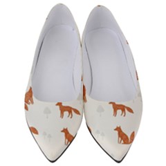 Fox Animal Wild Pattern Women s Low Heels by Ket1n9