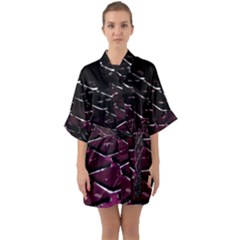 Computer Keyboard Half Sleeve Satin Kimono  by Ket1n9