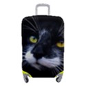 Face Black Cat Luggage Cover (Small) View1