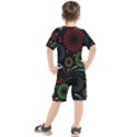 Fireworks With Star Vector Kids  T-Shirt and Shorts Set View2