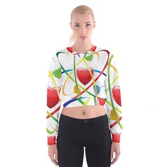 Love Cropped Sweatshirt by Ket1n9