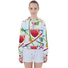 Love Women s Tie Up Sweat by Ket1n9