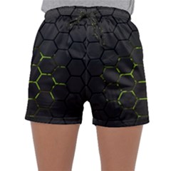 Green Android Honeycomb Gree Sleepwear Shorts by Ket1n9