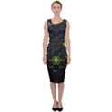 Green Android Honeycomb Gree Sleeveless Pencil Dress View1