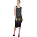 Green Android Honeycomb Gree Sleeveless Pencil Dress View3