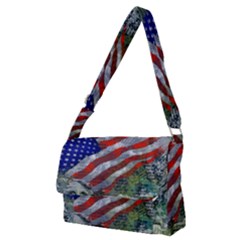 Usa United States Of America Images Independence Day Full Print Messenger Bag (m) by Ket1n9