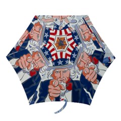 United States Of America Images Independence Day Mini Folding Umbrellas by Ket1n9