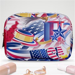 Independence Day United States Of America Make Up Pouch (small) by Ket1n9