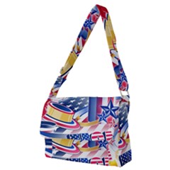 Independence Day United States Of America Full Print Messenger Bag (m) by Ket1n9