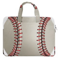 Baseball Macbook Pro 16  Double Pocket Laptop Bag  by Ket1n9