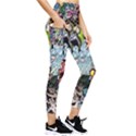 Vintage Horror Collage Pattern Pocket Leggings  View4