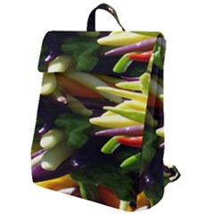 Bright Peppers Flap Top Backpack by Ket1n9