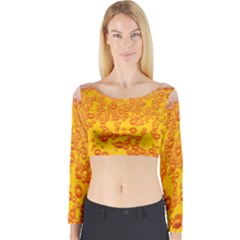 Beer Alcohol Drink Drinks Long Sleeve Crop Top by Ket1n9