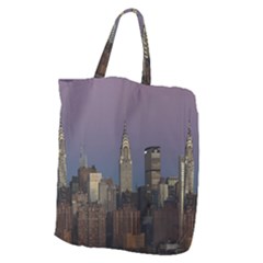 Skyline-city-manhattan-new-york Giant Grocery Tote by Ket1n9