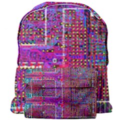 Technology Circuit Board Layout Pattern Giant Full Print Backpack by Ket1n9