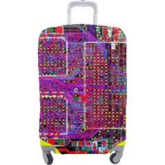 Technology Circuit Board Layout Pattern Luggage Cover (large) by Ket1n9