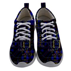 Technology Circuit Board Layout Women Athletic Shoes by Ket1n9