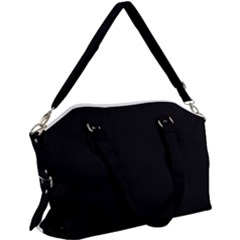 Black Canvas Crossbody Bag by Ket1n9