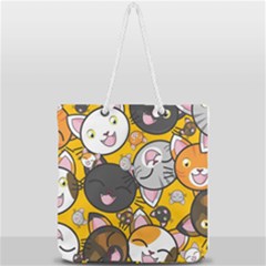 Cats-cute-kitty-kitties-kitten Full Print Rope Handle Tote (large) by Ket1n9