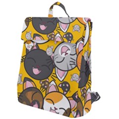 Cats-cute-kitty-kitties-kitten Flap Top Backpack by Ket1n9