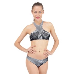 Architecture-skyscraper High Neck Bikini Set by Ket1n9