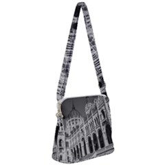 Architecture-parliament-landmark Zipper Messenger Bag by Ket1n9