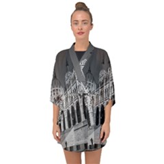 Architecture-parliament-landmark Half Sleeve Chiffon Kimono by Ket1n9