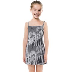 Architecture-parliament-landmark Kids  Summer Sun Dress by Ket1n9