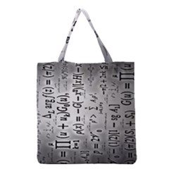 Science Formulas Grocery Tote Bag by Ket1n9