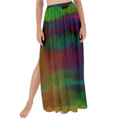 Watercolour-color-background Maxi Chiffon Tie-up Sarong by Ket1n9