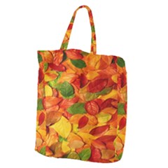 Leaves Texture Giant Grocery Tote by Ket1n9