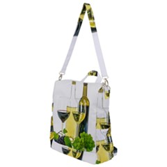 White-wine-red-wine-the-bottle Crossbody Backpack by Ket1n9