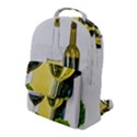 White-wine-red-wine-the-bottle Flap Pocket Backpack (Large) View1