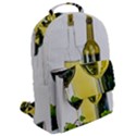 White-wine-red-wine-the-bottle Flap Pocket Backpack (Large) View2