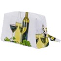 White-wine-red-wine-the-bottle Wristlet Pouch Bag (Large) View2