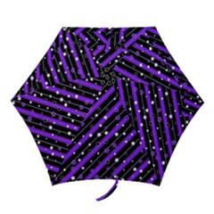 Christmas Paper Star Texture Mini Folding Umbrellas by Ket1n9