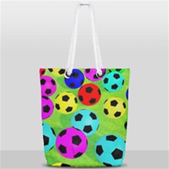 Balls Colors Full Print Rope Handle Tote (small) by Ket1n9