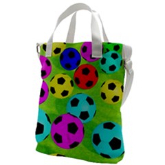 Balls Colors Canvas Messenger Bag by Ket1n9