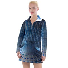 Data-computer-internet-online Women s Long Sleeve Casual Dress by Ket1n9