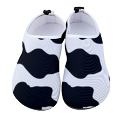 Animal-print-black-and-white-black Women s Sock-style Water Shoes by Ket1n9